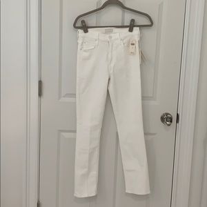 NWT Mother Denim White Jeans
